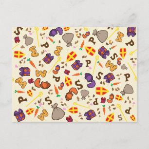 Sinterklaas kaart postcard