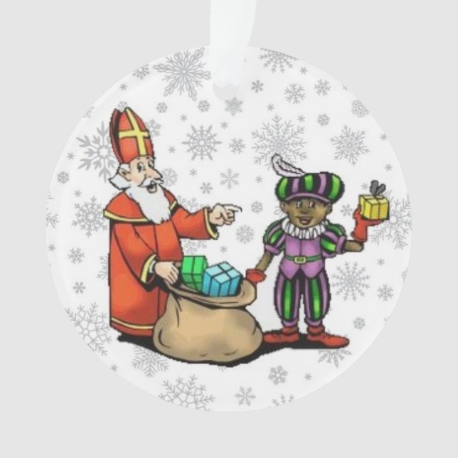Sinterklaas & Piet Ornament (Front)