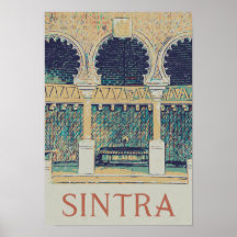 Sintra Moorish Architecture illustration Portugal