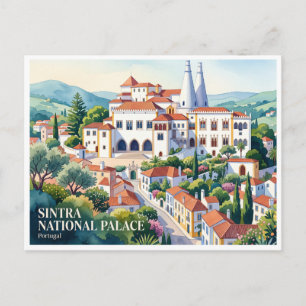 Sintra National Palace Portugal Postcard