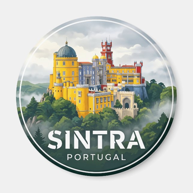 Sintra Portugal Magnet (Front)