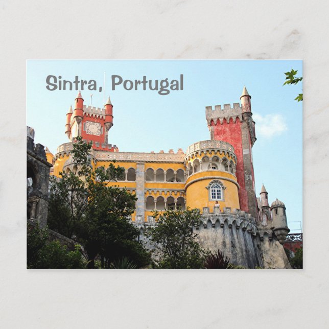 Sintra, Portugal: Pena Palace, near Lisbon Postcard (Front)