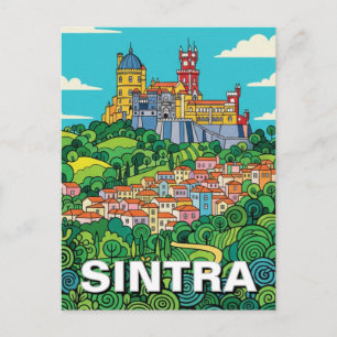 Sintra Portugal Travel Postcard