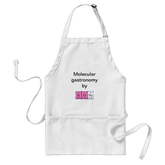 Sione periodic table name apron (Front)