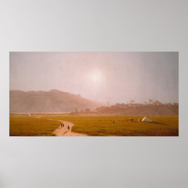 Siout, Egypt - Sanford Gifford Fine Art Poster (Front)