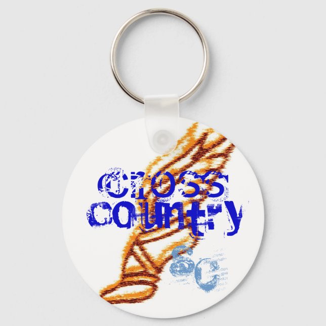 Sioux Centre cross country Keychain (Front)
