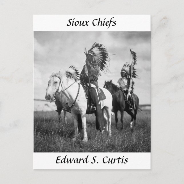 Sioux Chiefs, 1905 Postcard (Front)