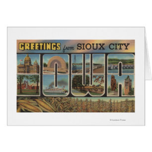 Sioux City, Iowa - Large Letter Scenes 2