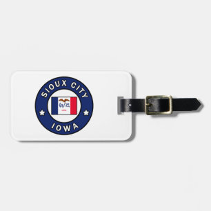 Sioux City Iowa Luggage Tag