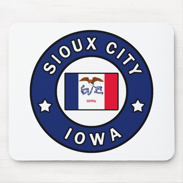 Sioux City Iowa Mouse Pad (Front)