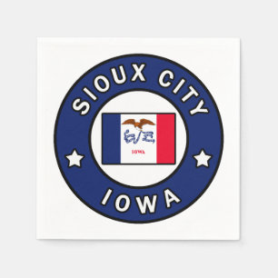 Sioux City Iowa Napkin