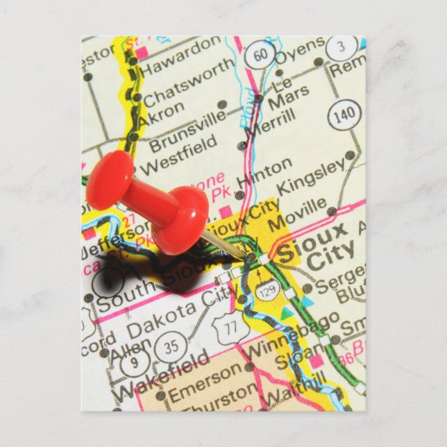 Sioux City, Iowa Postcard (Front)