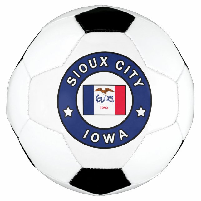 Sioux City Iowa Soccer Ball (Front)