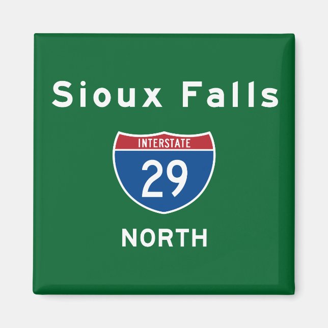 Sioux Falls 29 Magnet (Front)