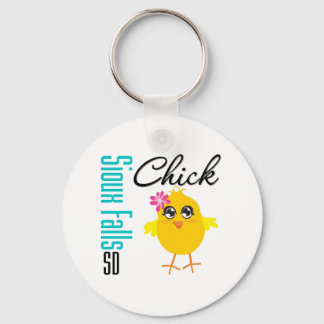 Sioux Falls SD Chick Key Ring