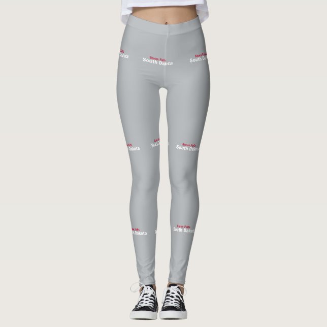 Sioux Falls, South Dakota Leggings (Front)