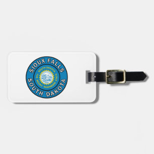 Sioux Falls South Dakota Luggage Tag