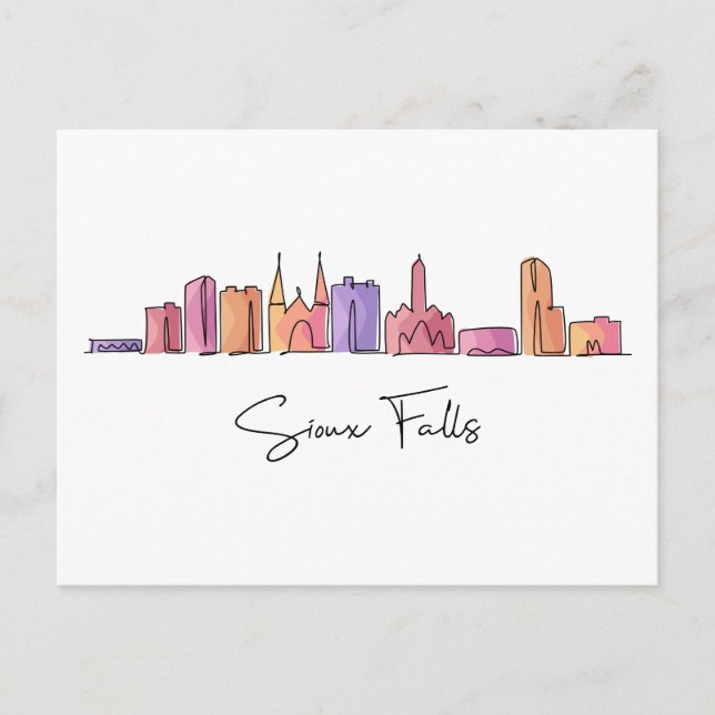 Sioux Falls SOUTH DAKOTA Postcard (Front)