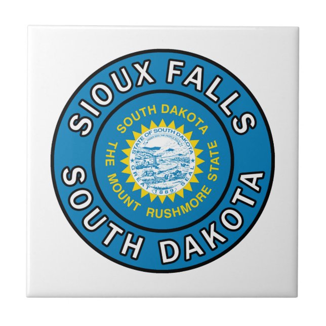 Sioux Falls South Dakota Tile (Front)