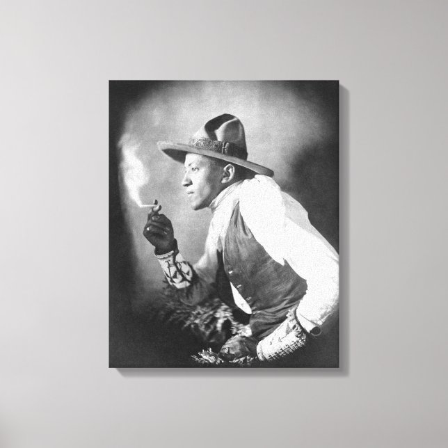 Sioux Indian, 1908 Canvas Print (Front)