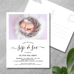 Sip and See Photo Postcard<br><div class="desc">Custom "sip and see" photo postcard.</div>