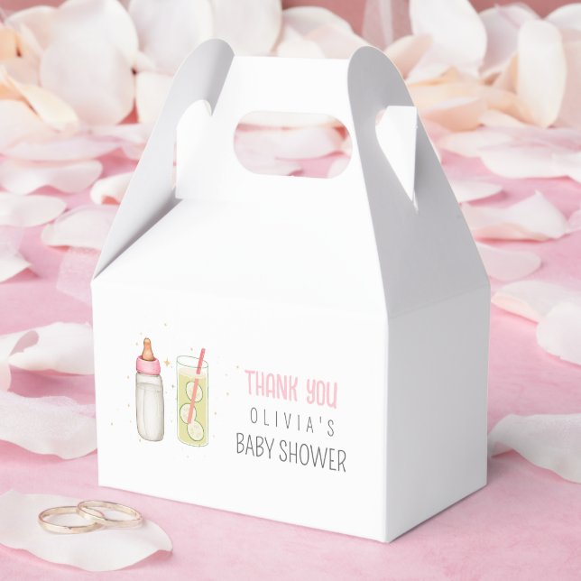 Sip And See, Welcome Baby Girl, New Baby Party Favour Box (Wedding)