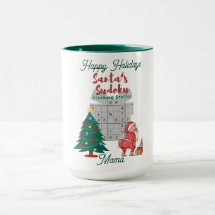 Sip and Solve: Cosy Christmas Sudoku Coffee Cup