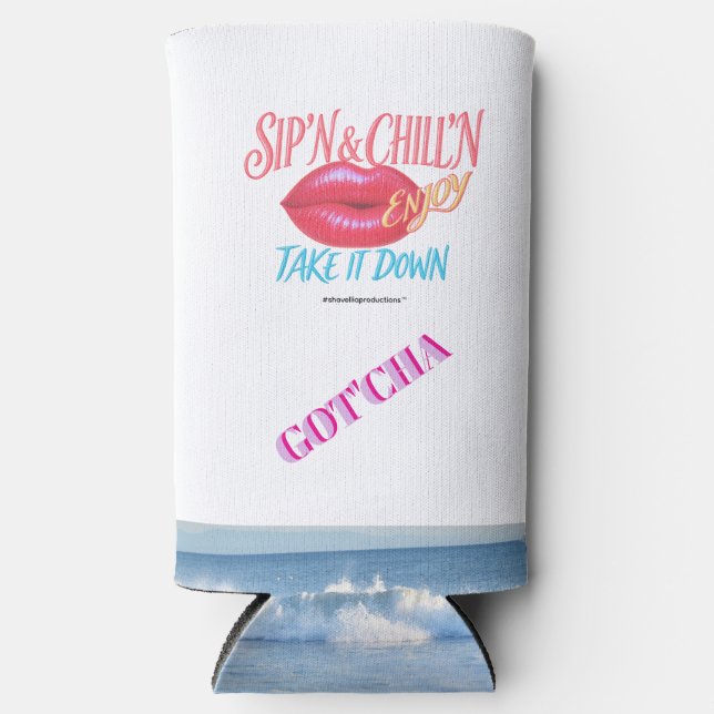 SIP&CHILL'N SELTZER CAN COOLER (Front)