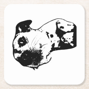 Sip, Don’t Stress Square Paper Coaster