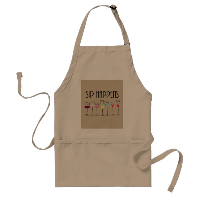 SIP HAPPENS STANDARD APRON (Front)