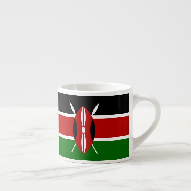 Sip in Kenya Style! Patriotic Espresso Cup (Right)