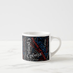 Sip in Serbia Style! Patriotic Espresso Cup