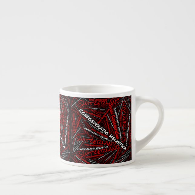 Sip in Switzerland Style! Patriotic Espresso Cup (Right)
