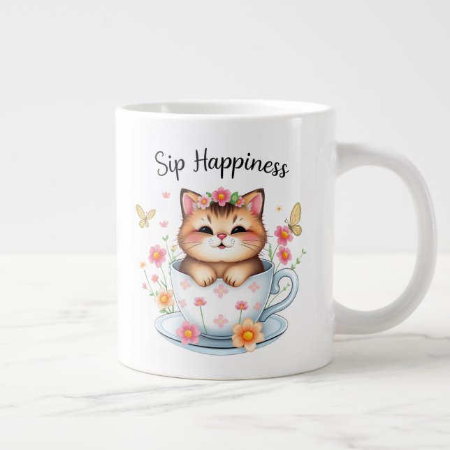 Sip Large Coffee Mug (Right)