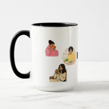 SIP OF PEACE, TRANQUILITY TWO-TONE CERAMIC MUG