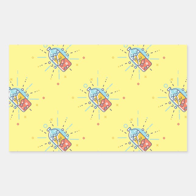 Sip Revive Repeat Prime Hydration Lemonade  Rectangular Sticker (Front)