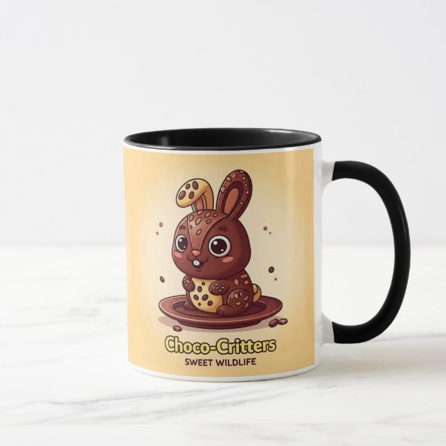 "Sip & Savour: Chocolate Bliss Mug" Mug (Right)