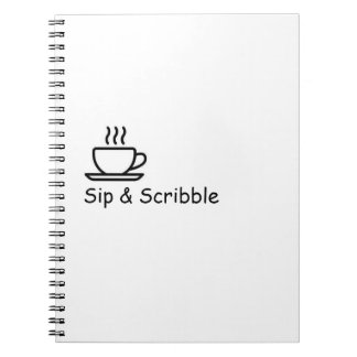 Sip & Scribble – Cosy Tea Spiral Notebook