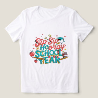 sip sip hooray back to school  Tri-Blend shirt