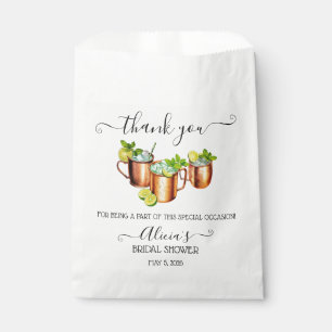 Sip, Sip, Hooray! Moscow Mule Bridal Shower Favour Bags