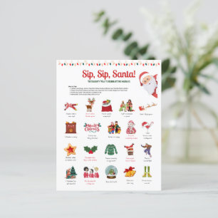 Sip, Sip, Santa! - Christmas Movie Drinking Game