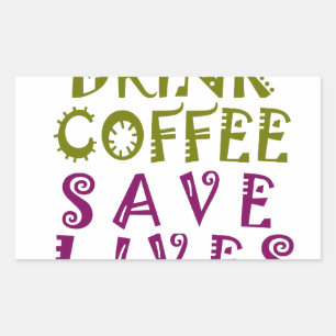  Sip, Snap Repeat Chasing Caffeine Selfies design Rectangular Sticker