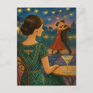 Sip. Sparkle. Repeat. Postcard