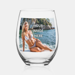 SIP! 🍷 Stemless Wine Glass – Add Image or Text