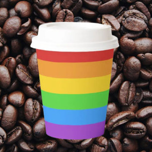 Sip the Rainbow Paper Cups