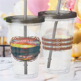 Sip the Sunset 1490  Acrylic Tumbler