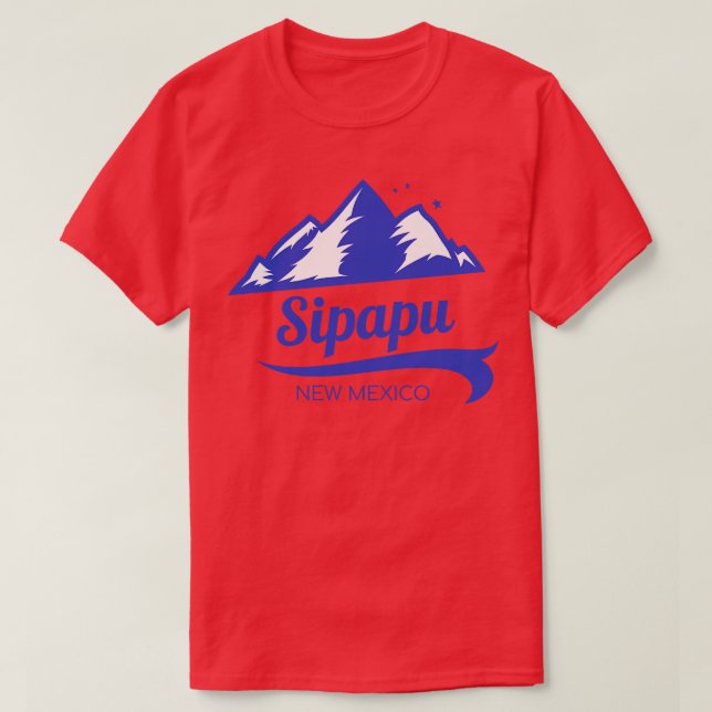 Sipapu ski New Mexico T-Shirt (Design Front)
