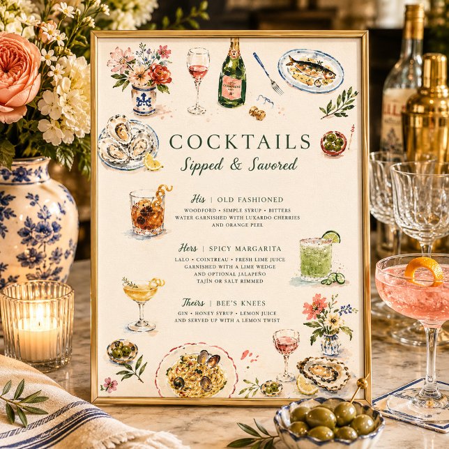 Sipped & Savoured Coastal Supper Club Poster (Creator Uploaded)