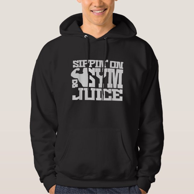 Sippin On Gym Juice - Mens Workout Shirts Funny (Front)