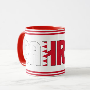 Sippin' with Bahrain Patriotic Coffee Mug